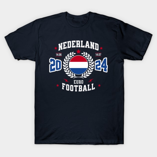 Nederland 2024 Football Supporter T-Shirt by Kicosh